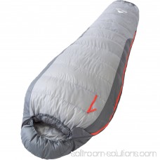 Ozark Trail 40 Degrees Fahrenheit Mummy Style Down Sleeping Bag, Cool Gray 556395182